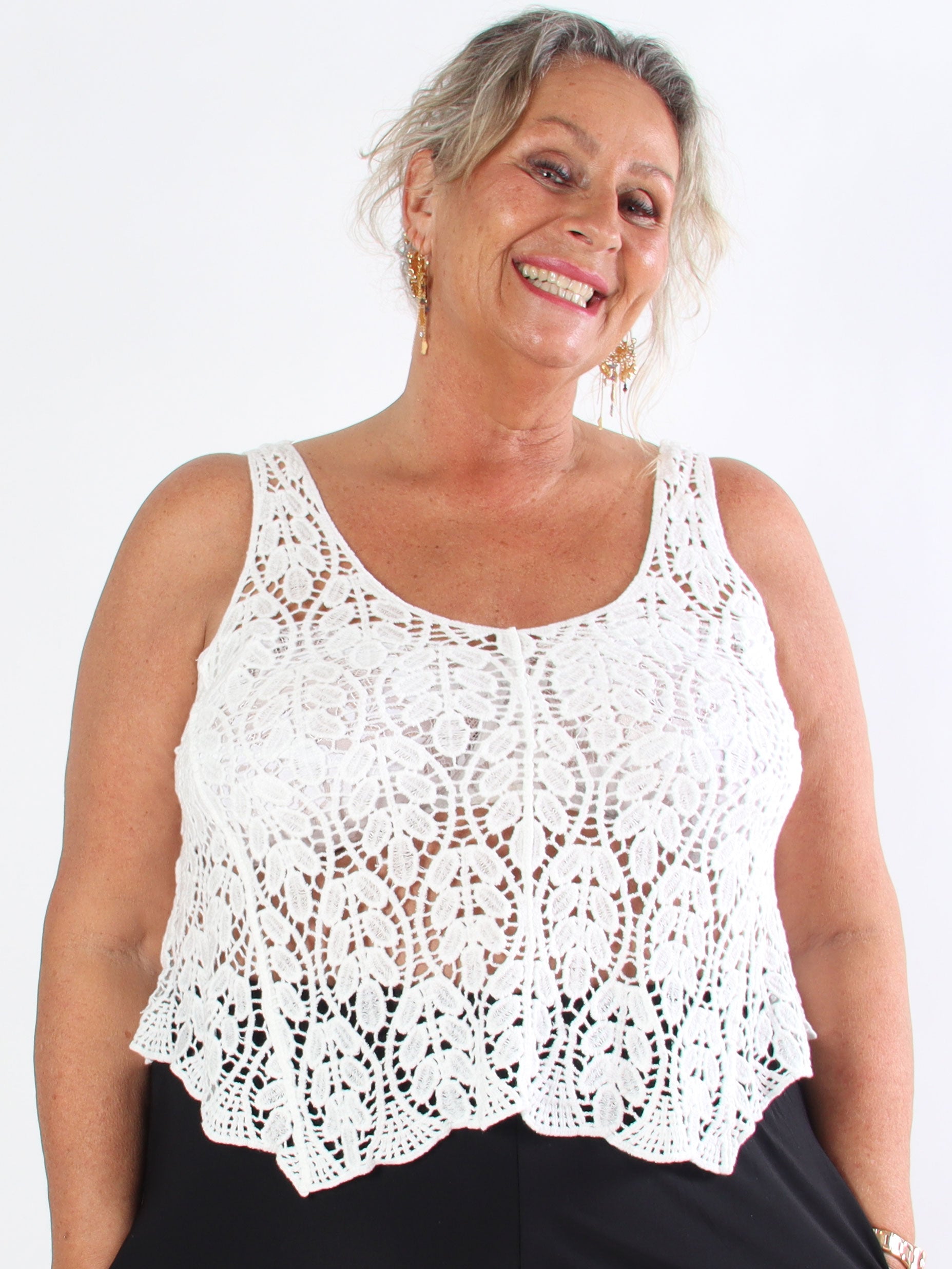 Ida - Söt broderad bomullstopp